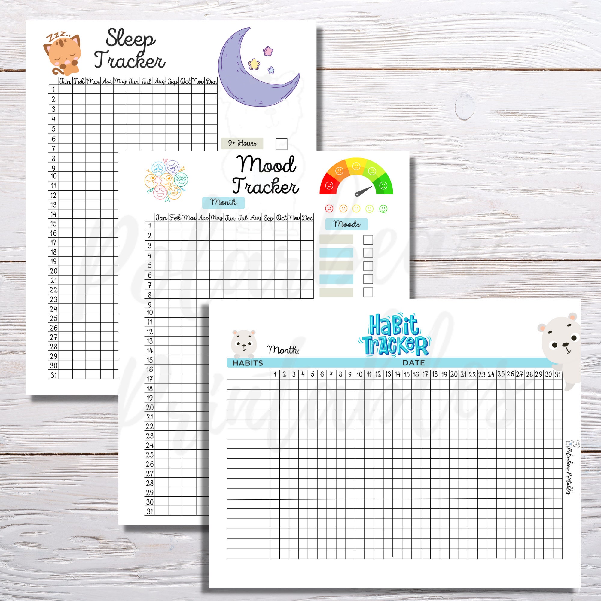 Printable Mental Health Planner Pack for Classic Happy Planner, Planner ...
