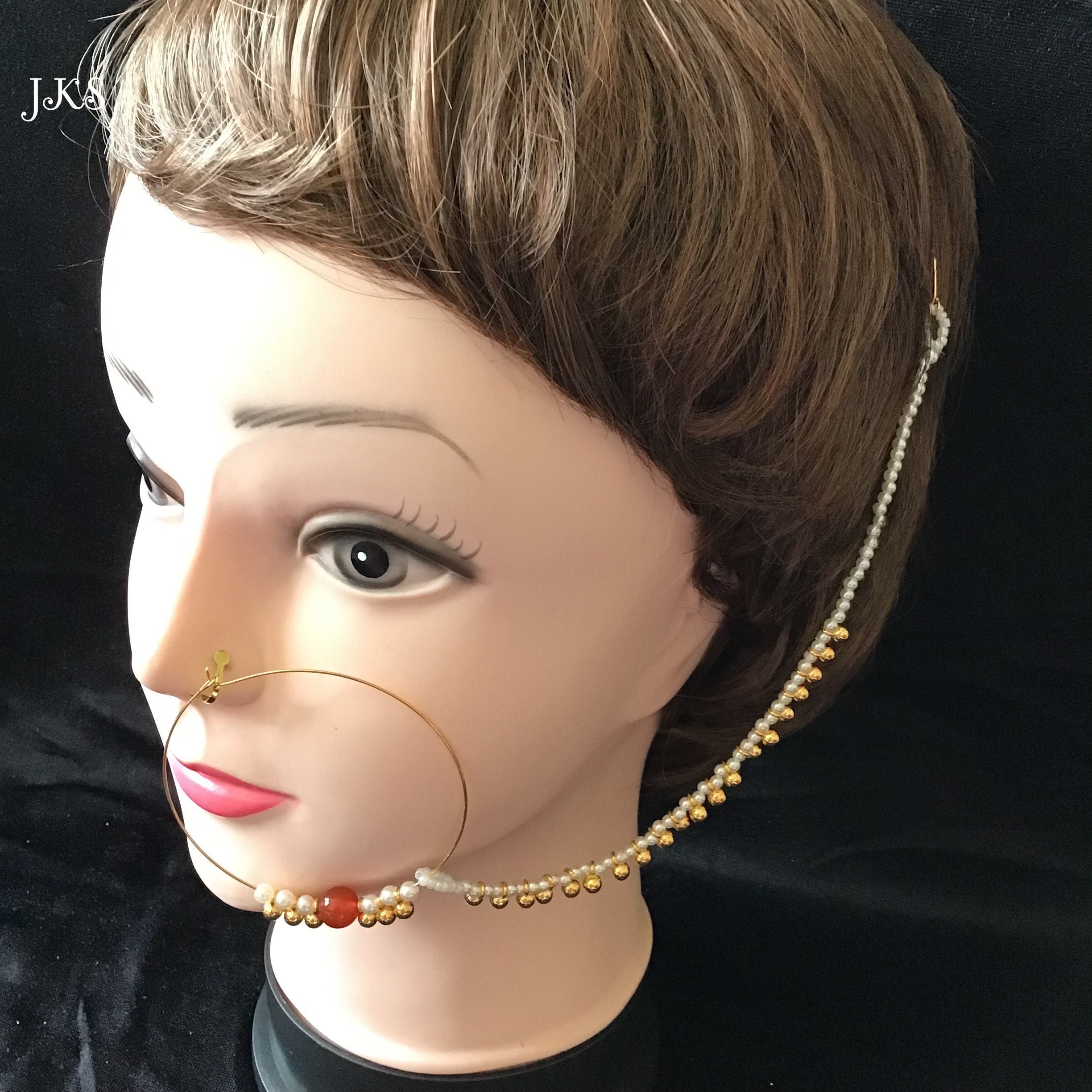 Artificial nathni best sale
