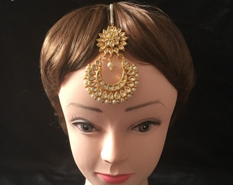 Indian Ethnic Fashion Kundan Pearl Maang Tikka Bridal - Etsy Australia Indian Ethnic Fashion Kundan Pearl Maang Tikka Bridal - Etsy Australia