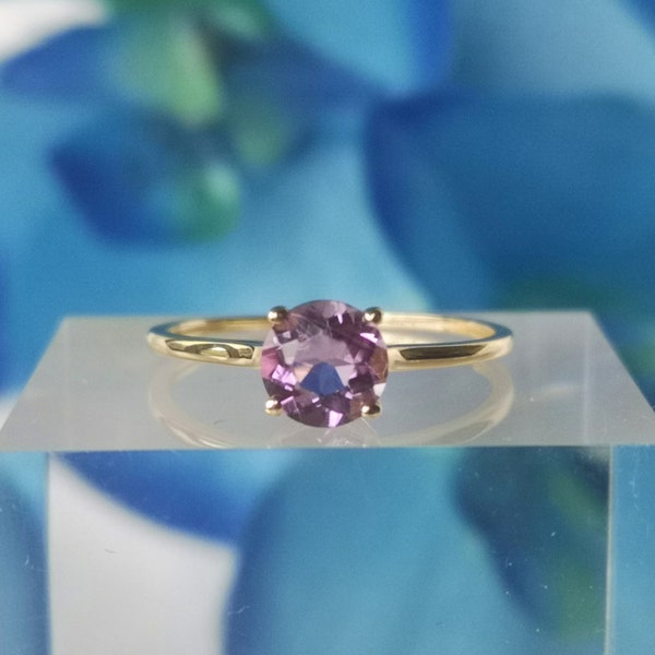 Amethyst Ring 750 Gold 18K Edelstein