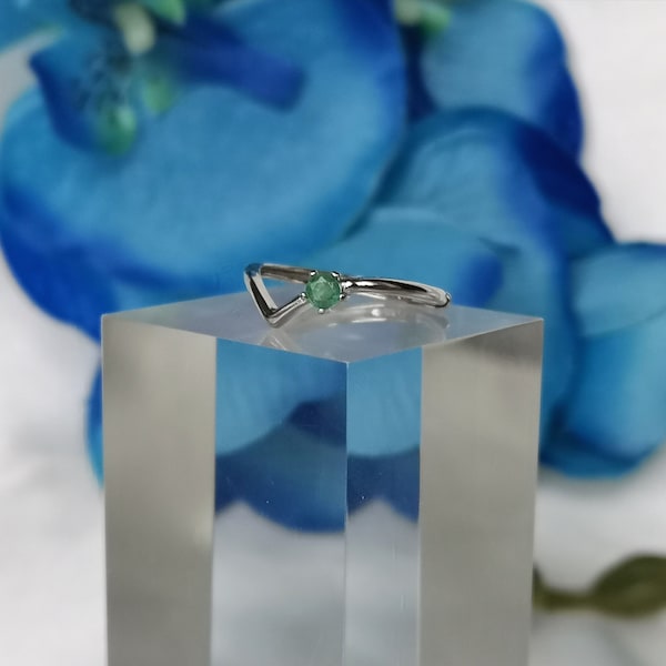 Emerald Ring Colombia 925 Silver Real Ladies Jewelry New Gemstone Natural Handmade Jewellery Fine Filigree Birthstone May