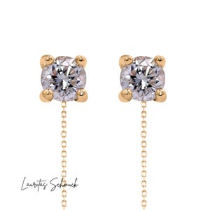 Diamant Ohrstecker 750 Gold 18K 0,20 kt.