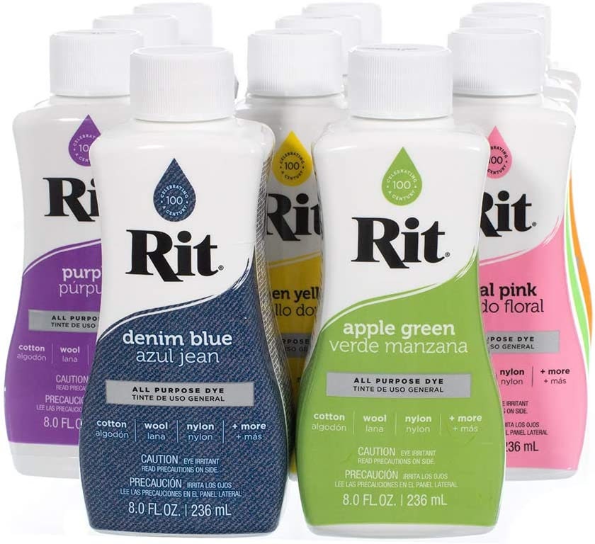 Rit Dye Liquid Fabric Dye, 8-Ounce, Whitener and Brightener, Men's, Size: 8 fl oz, Green