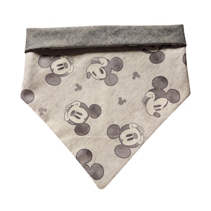 Disney Mickey Mouse Dog Bandana/Snap on Reversible/Sizes XXS-XL