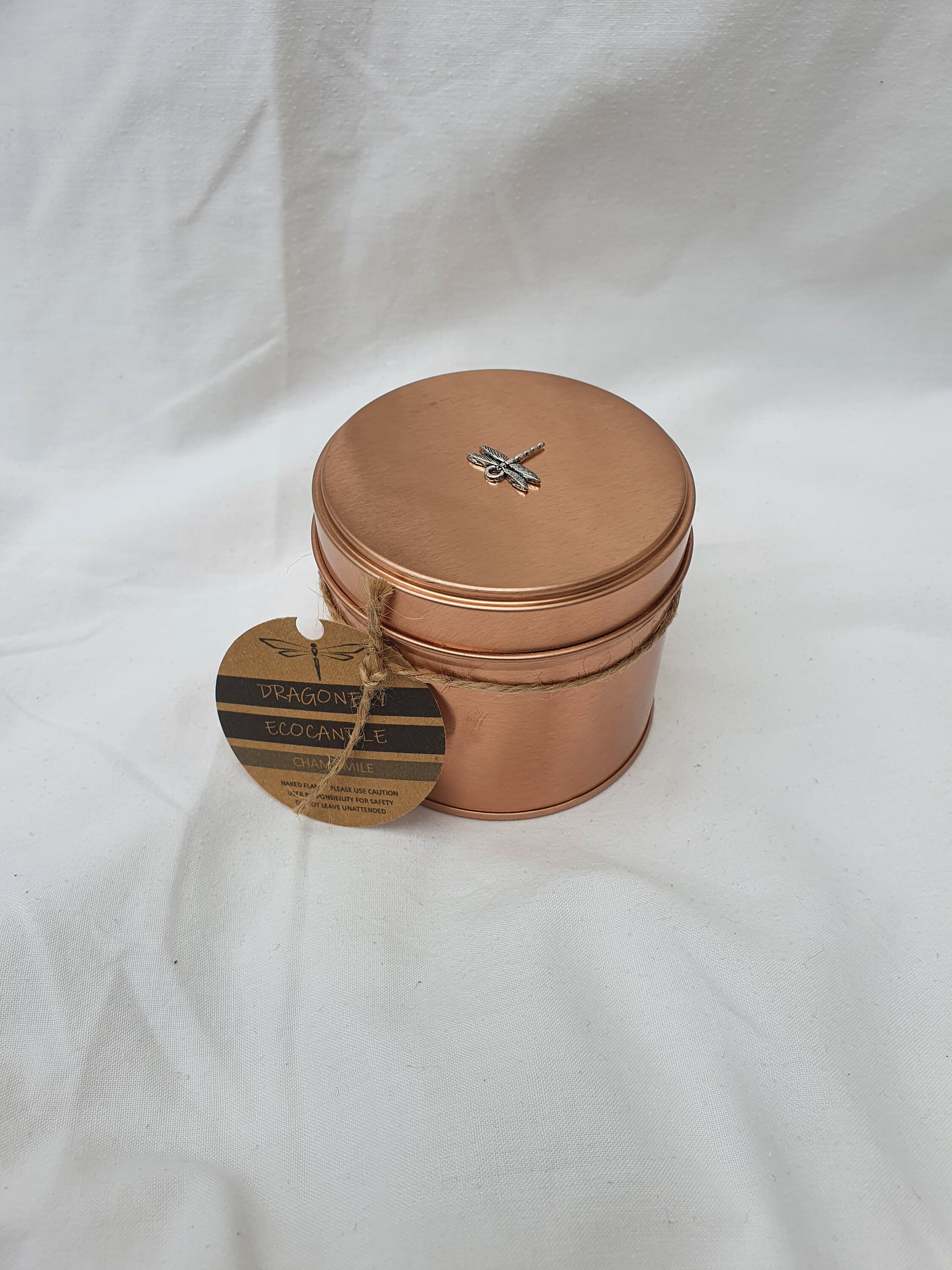 Rose Gold Tin Candle Etsy