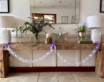 Luxury Lace Paper Chain – Handmade Garland for Home, Mantel, or Event Decor- Baby Shower - Easter
