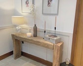 Console Table Reclaimed Beam Furniture 1M Long