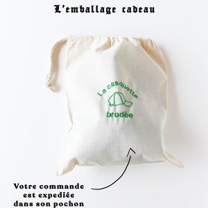 Casquette brodée et personnalisée, 100% coton, de couleur vert foncé modèle mixte et souple, taille unique image 6