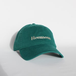 Casquette brodée et personnalisée, 100% coton, de couleur vert foncé modèle mixte et souple, taille unique image 7