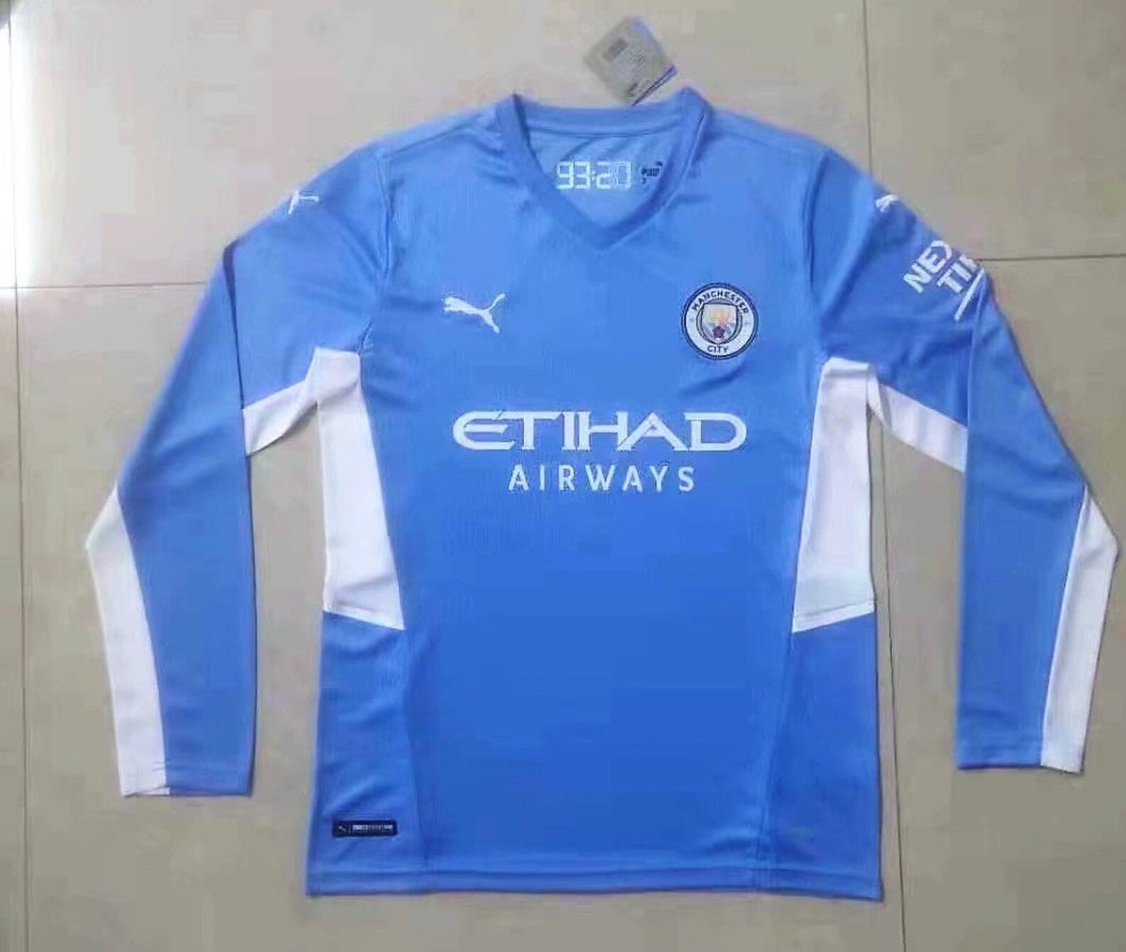 New 2021/22 Manchester City Football Home Jersey Etsy