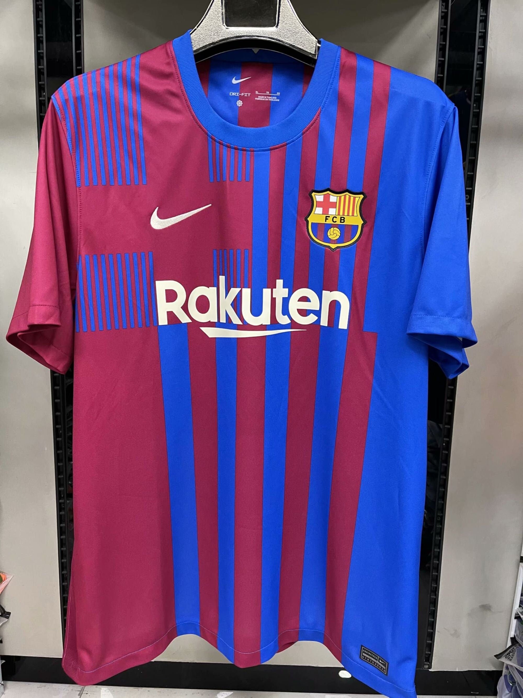 New 2021/22 Barcelona Home Away & Champions League Jerseys Etsy