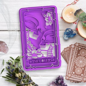 Emporte-pièce carte Oracle tarot - the lovers. Emporte-pièce anniversaire. halloween, witch vibes