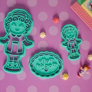 Emporte-pièce style Polly Pocket bluebird, vintage, jouet, anniversaire polly pocket, goûter des enfants. Emporte-pièce mariage.