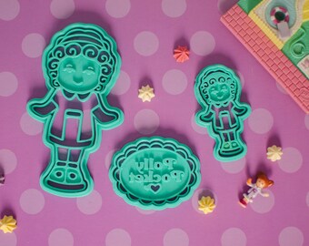 Polly Pocket bluebird style cookie cutter, vintage, toy, polly pocket birthday, children's tea party. Wedding cookie cutter.