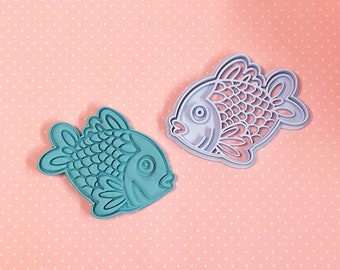 Cookie cutters for fish, April Fool's Day, Easter rabbit, chocolate egg shaped cookies
