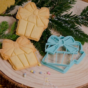 Cortador de galletas de regalo navideño, Papá Noel, para ofrecer galletas navideñas