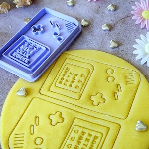 Cortadores de galletas y sellos del Día del Padre de Game Boy vintage - galleta para ofrecer