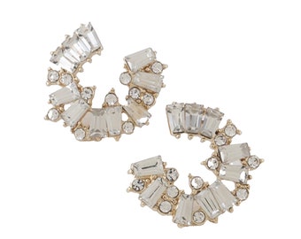 Brincos Geo Multi Studded
