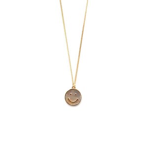 Pearly Smiley Happy Face - Gold