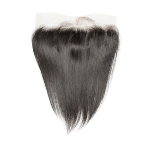 EXPÉDITION RAPIDE Cheveux humains brésiliens vierges non transformés de luxe frontale