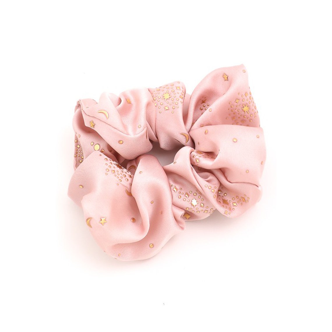 Pink Roughie Twas a Pink Night Pink/gold Scrunchie - Etsy