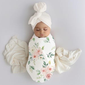 Baby Decke, Baby-Mädchen Swaddle, rosa Rose Decke, Swaddle-Decke, Geschenk, Swaddle-Set, Swaddle-Set, Swaddle-Geschenk, Baby-Dusche-Geschenk,