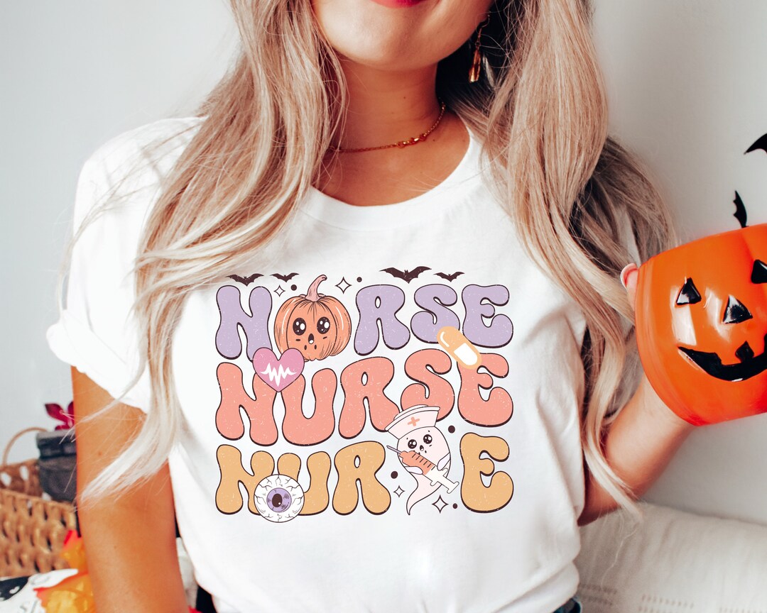Halloween Shirt, Halloween Nurse Shirts, Funny Halloween Shirts, Cute