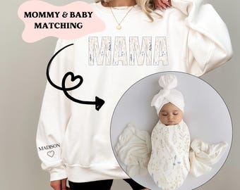 Personalized matching Mom and Baby Swaddle, Mom and Baby, Baby shower Gift, Gift for New Mom, Swaddle set, Mommy and me matching swaddle set