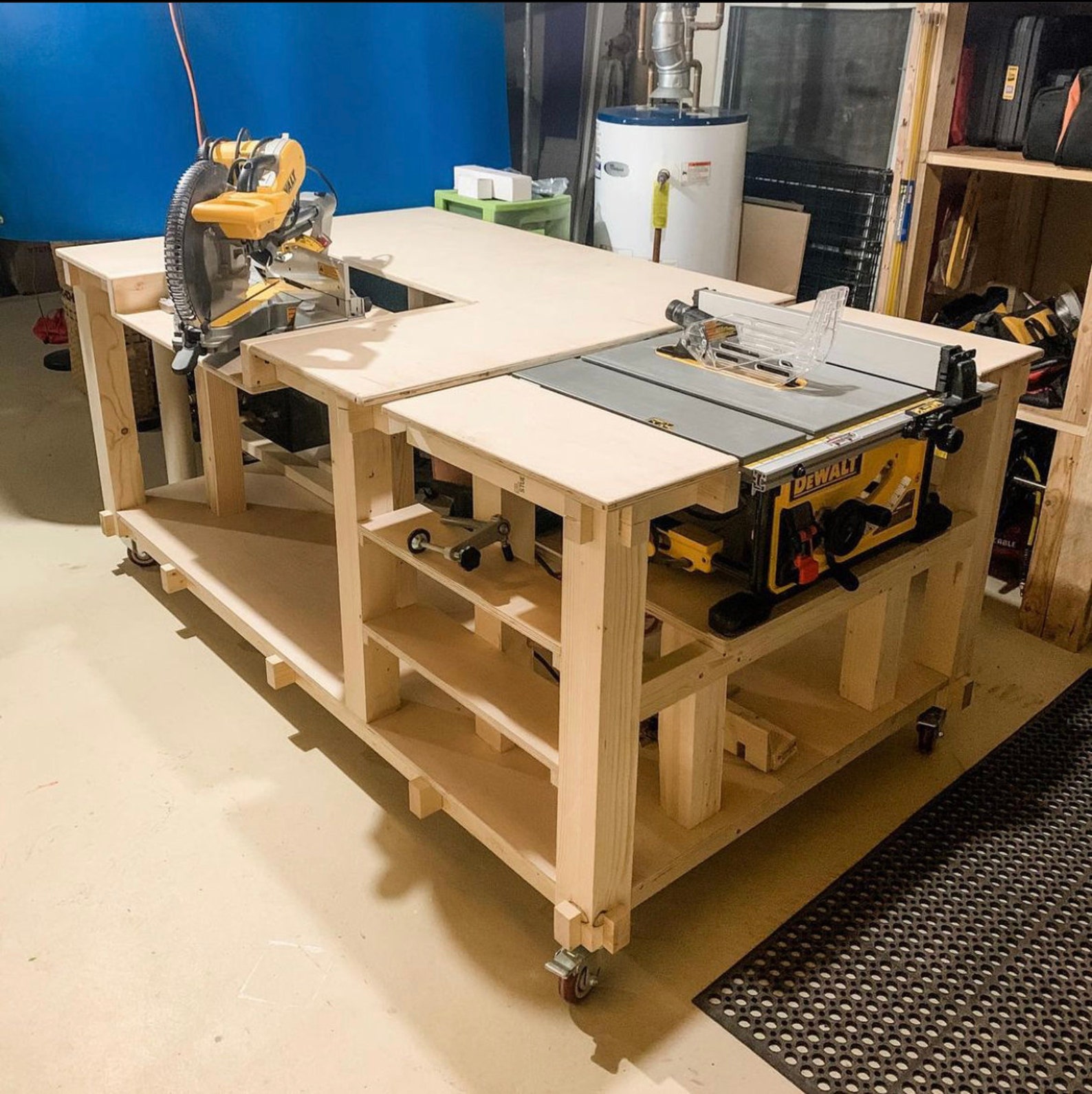 Table Saw Workbench Plan