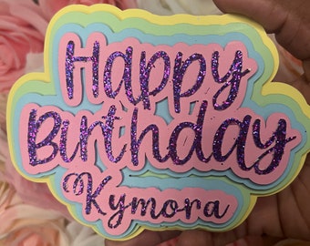 Personalized Cake Topper