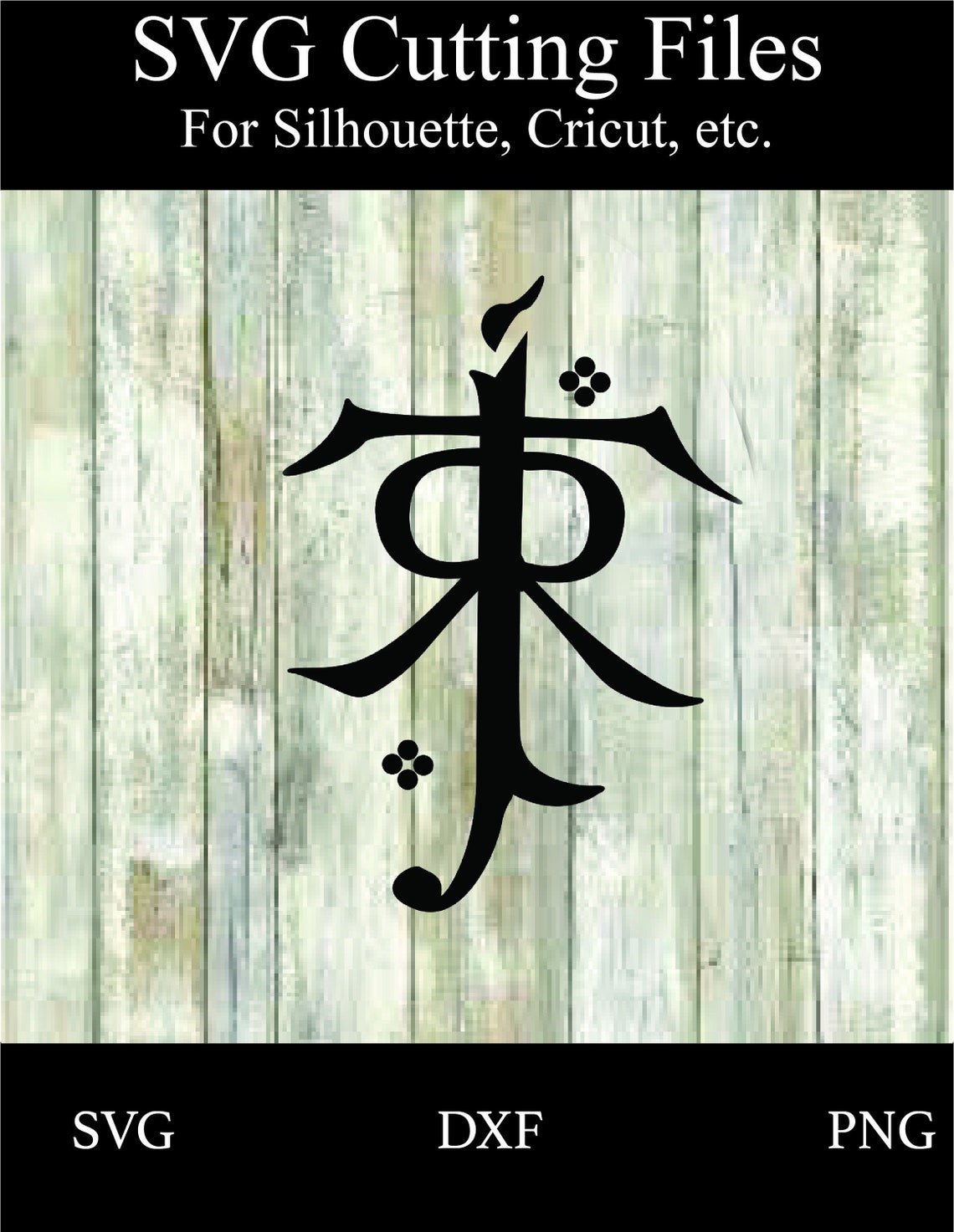 LOTR SVG Files, Tolkien Insignia, Cricut Cut File, Silhouette Cut File