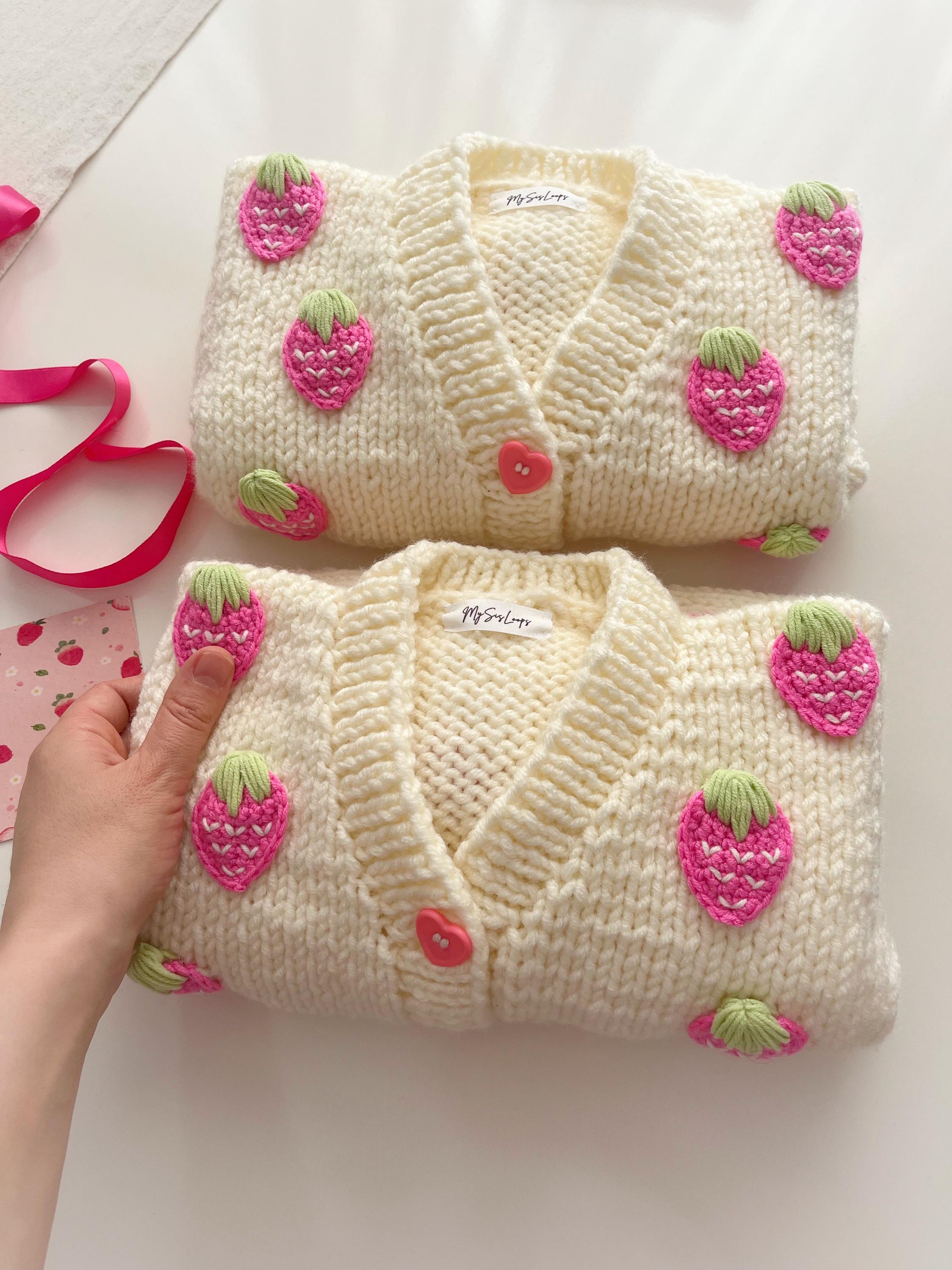 Cute Red Strawberry Cardigan,strawberry Cardigan,baby Profucts  display picture 1