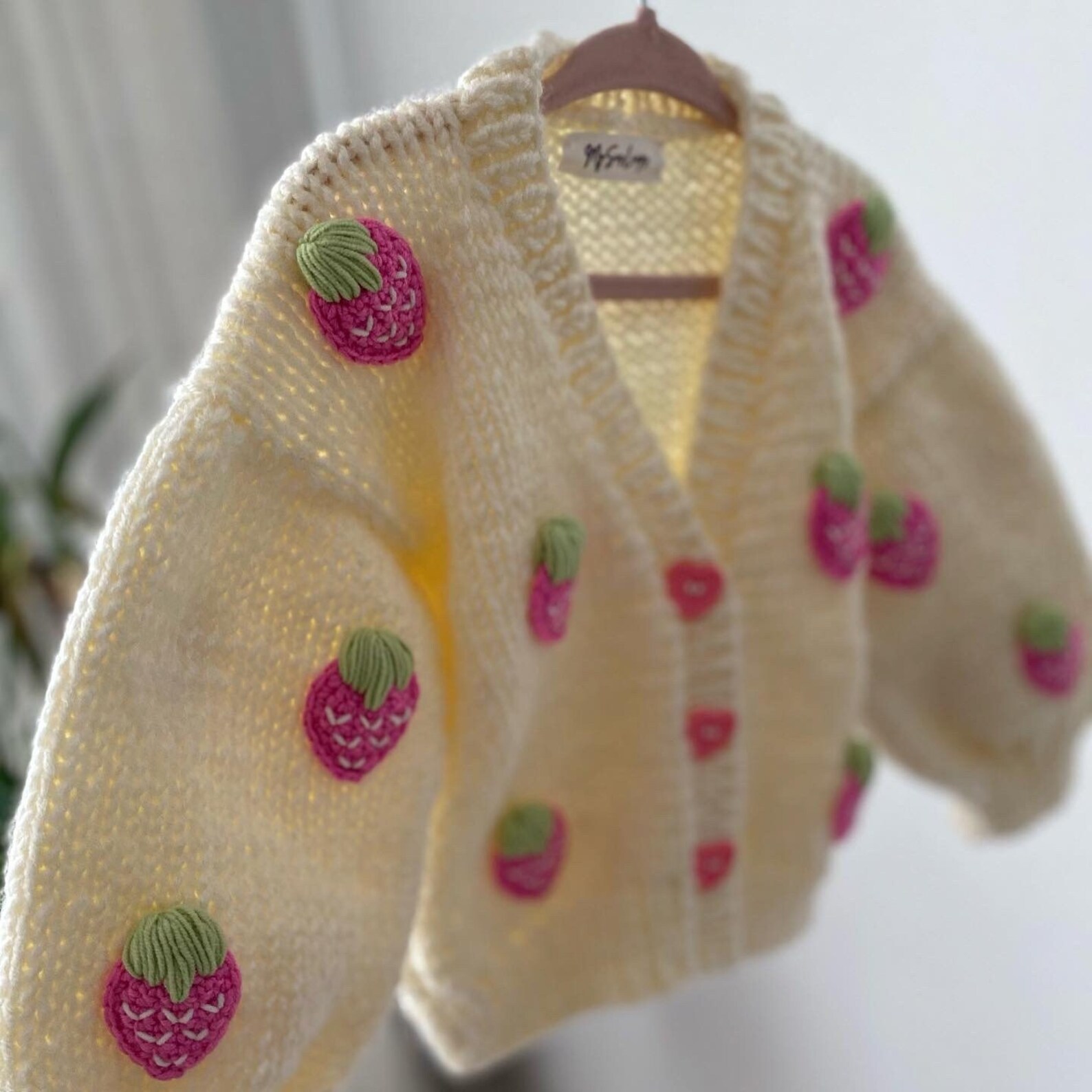 Toddler Girl Strawberry Sweet Cardigan