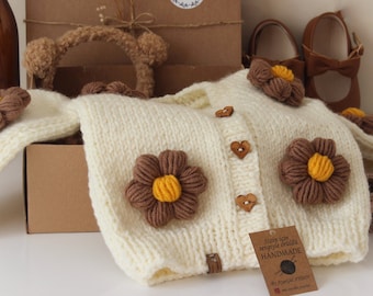 Autumn Cardigan/Knit Cardigan /Baby Cardigan /Child Cardigan/Child Sweater Woman Cardigan/Knit Sweater/Knit Jacket/Chunky Knit Product