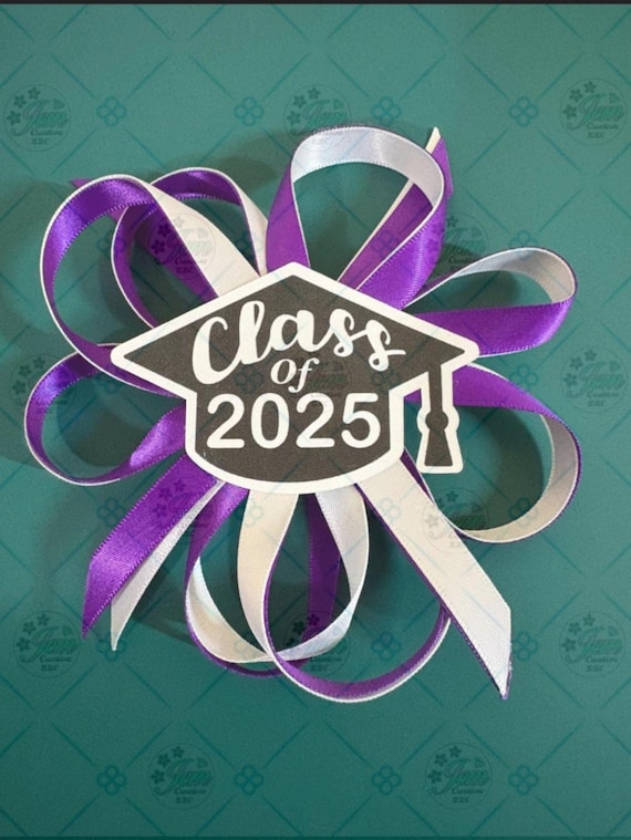 ダブル卒業式リボン | レイアクセサリー | 卒業式レイ用レイデカール