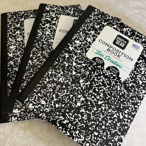 Composition book label | Book NOT included | School supplies for boy and girls | Personalization with name | Custom school supplies
