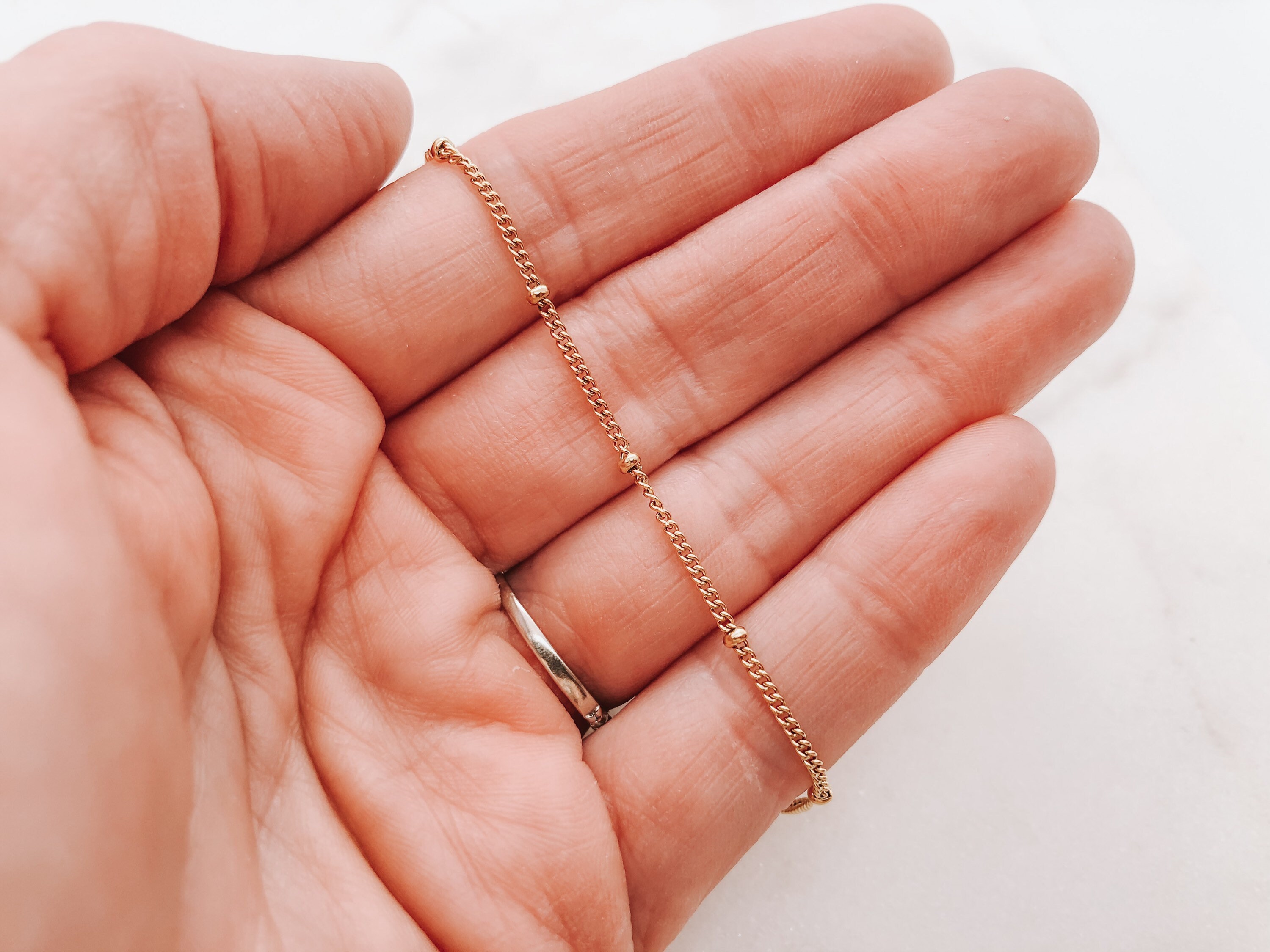 Chains Jewelry & Beauty Gold Stainless Steel Satellite Chain Jewelry