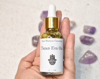 Third Eye Oil | Psychic Oil | Clairvoyance | Anointing Oil | Intention Oil