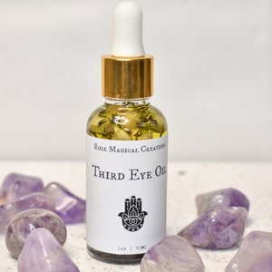 Third Eye Ritual Oil | Awaken Intuition & Inner Vision |  Enhance Psychic Abilities | Strengthen Intuition | Open Your Third Eye