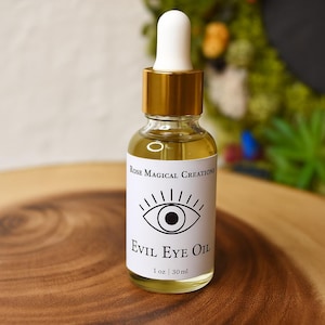 Evil Eye Protection Oil: Anti-Hex, Banish Negativity - Handcrafted