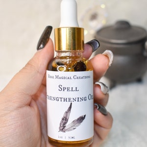 Spell Strengthening Ritual Oil | Amplify Your Magic & Intentions | Enhance Spell Power | Boost Energy | Strengthen Manifestations