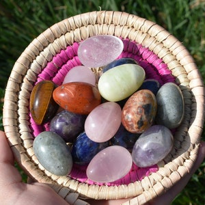 Mini Egg Crystal |  New Beginnings Egg | Natural Crystal | Gemstone Egg | Meditation Eggs