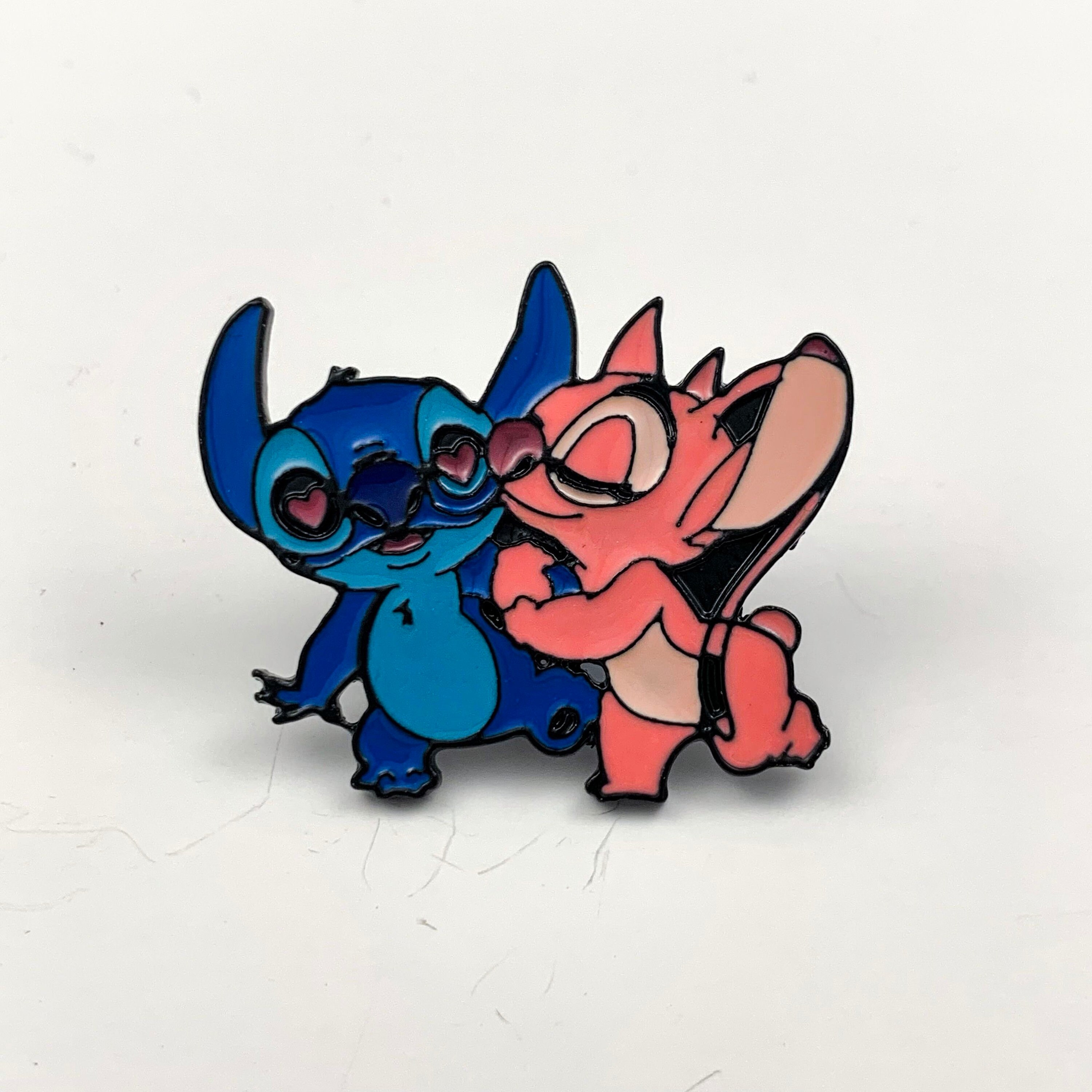 Stitch and Angel Medium Pin Etsy UK