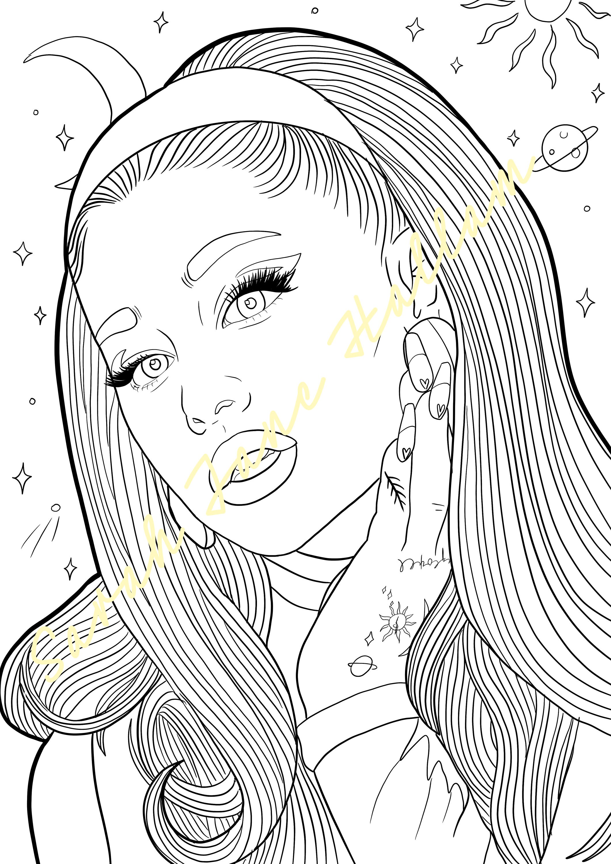Ariana Grande Printable Coloring Sheet Bundle Etsy Singapore Ariana Grande Printable Coloring Sheet Bundle Etsy Singapore