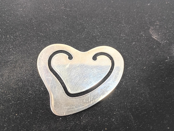 Tiffany & Co. Elsa Peretti ブックマーク Tiffany & Co. Elsa Peretti Sterling Silver Heart Bookmark Money