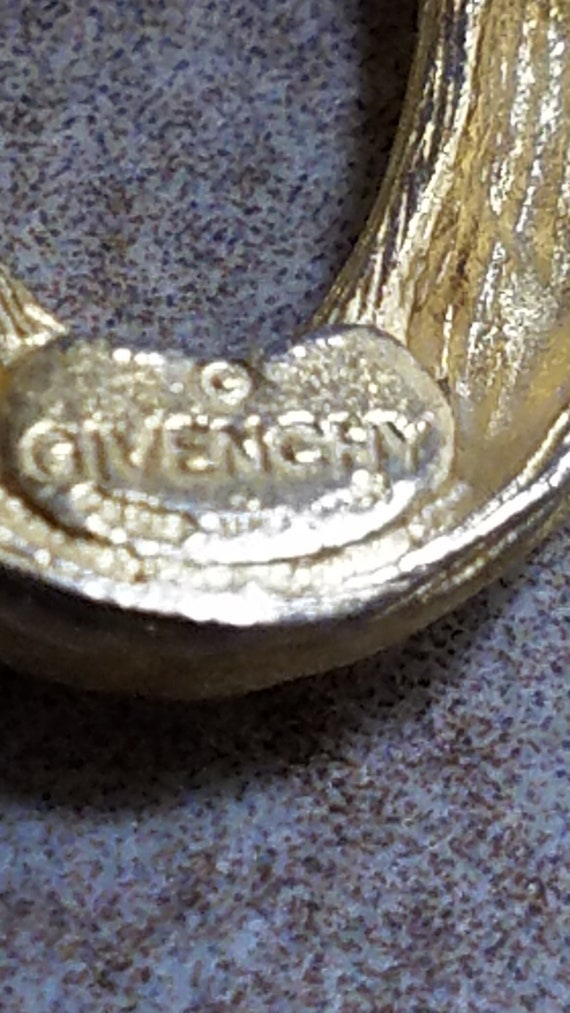 GIVENCHY Two Tone door knocker Stud Earrings (VBM… - image 3