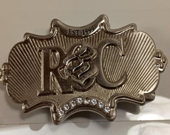 Vintage 1999 RocaWear Logo Belt Buckle (VBM0871)