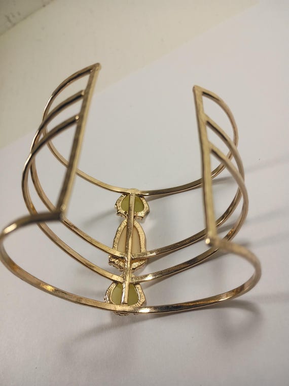 Michael Kors Brilliance Statement Three Stone Gol… - image 2