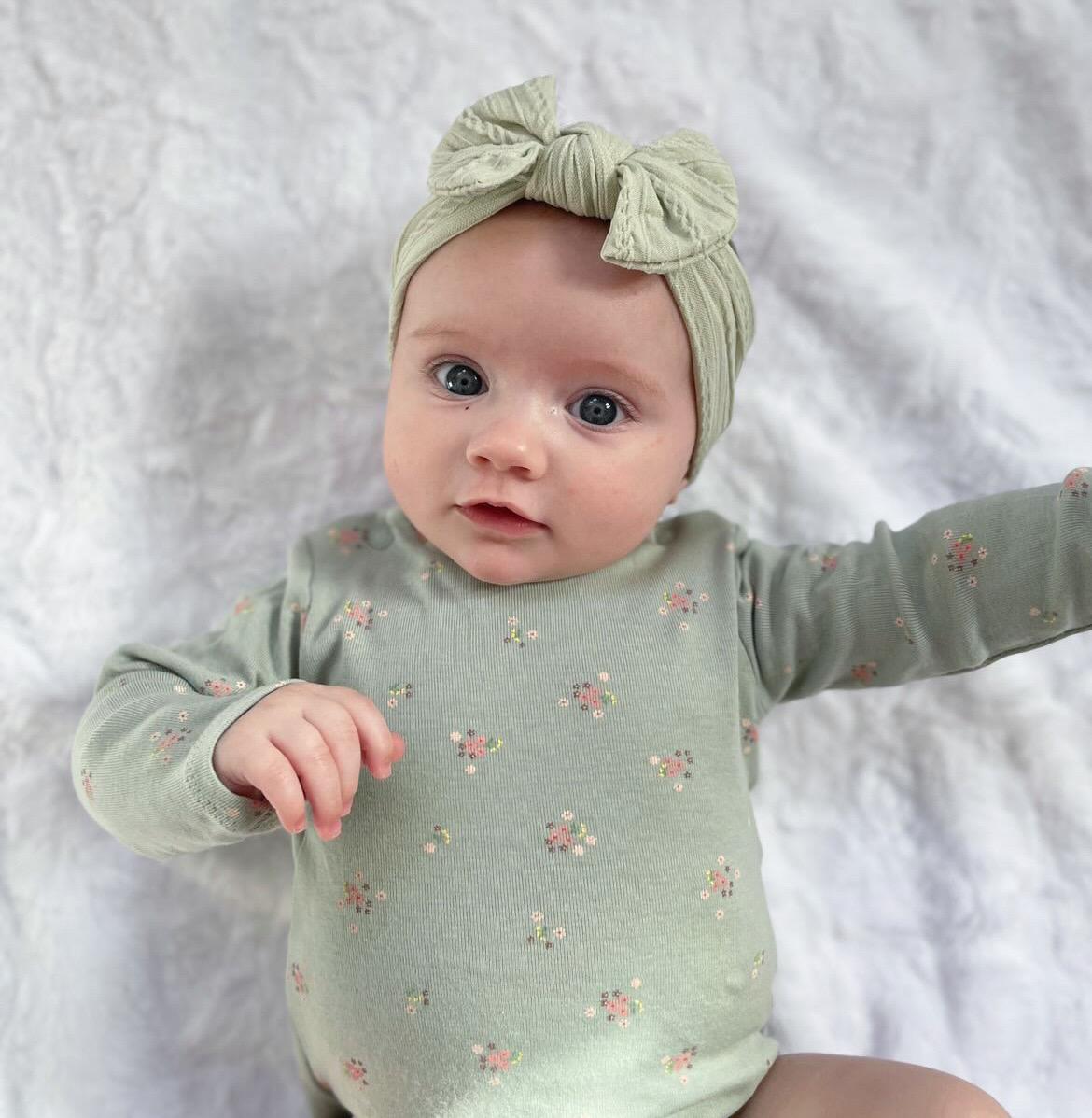 Bembika Green Headband For Baby Girl Little Girl Accessories Libby