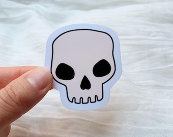 Skull Head Vinyl Sticker